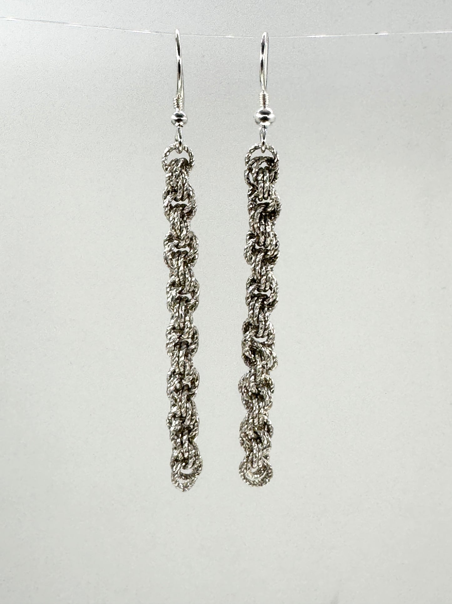 French Rope Chain Earrings