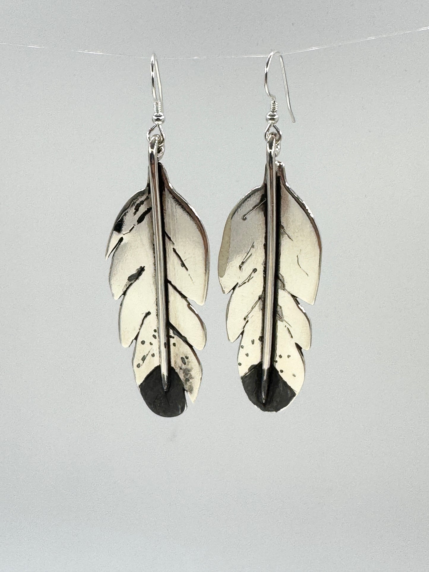 Large Feather Earrings