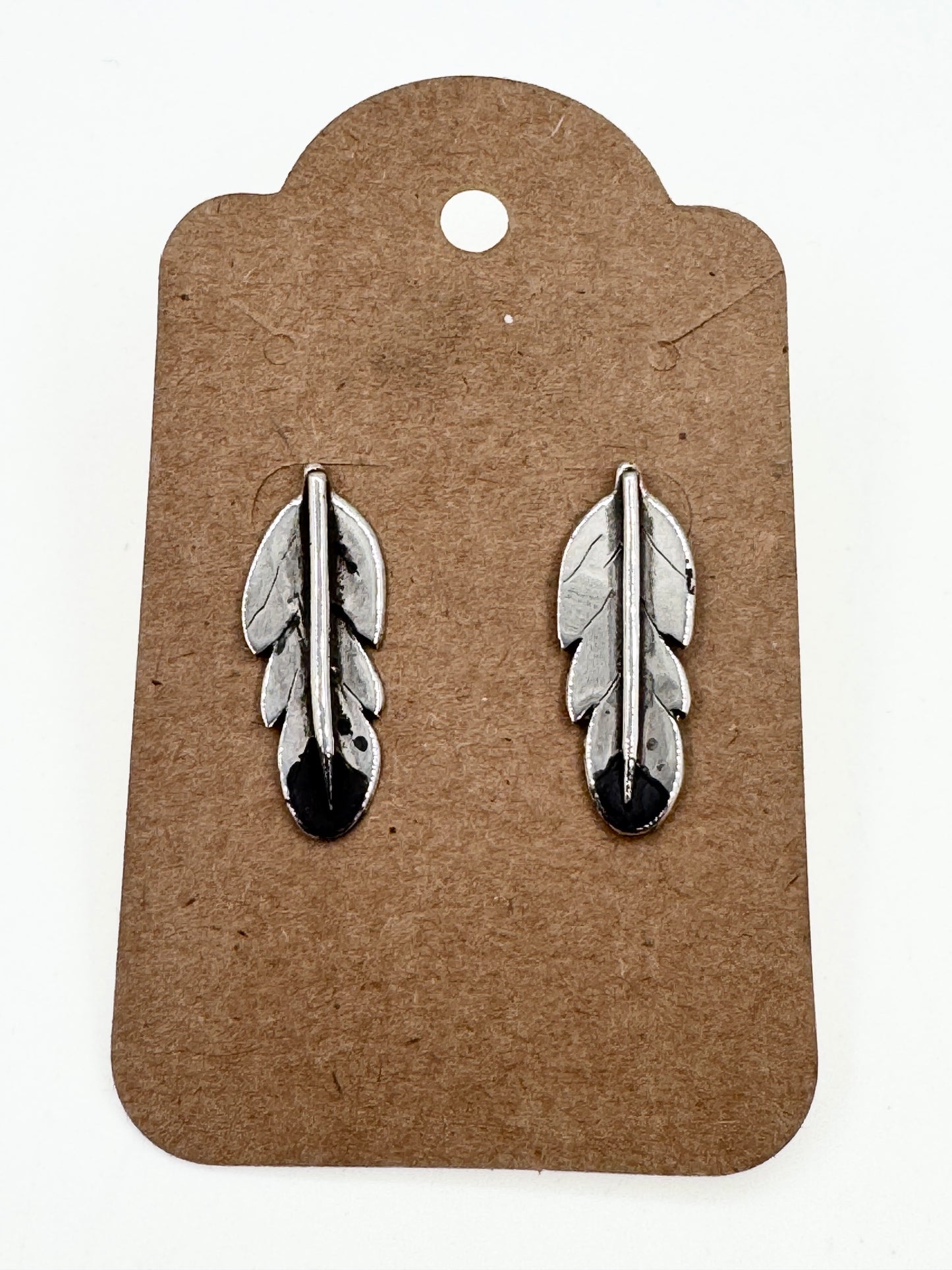 Small Post Feather Earrings
