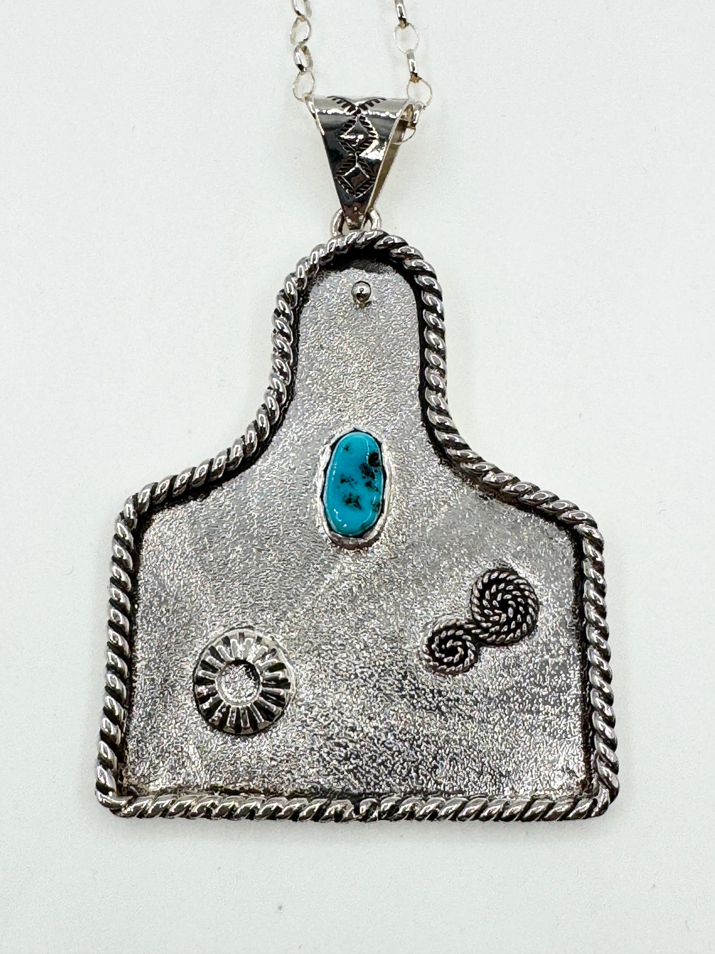 Sunray Eartag Pendant