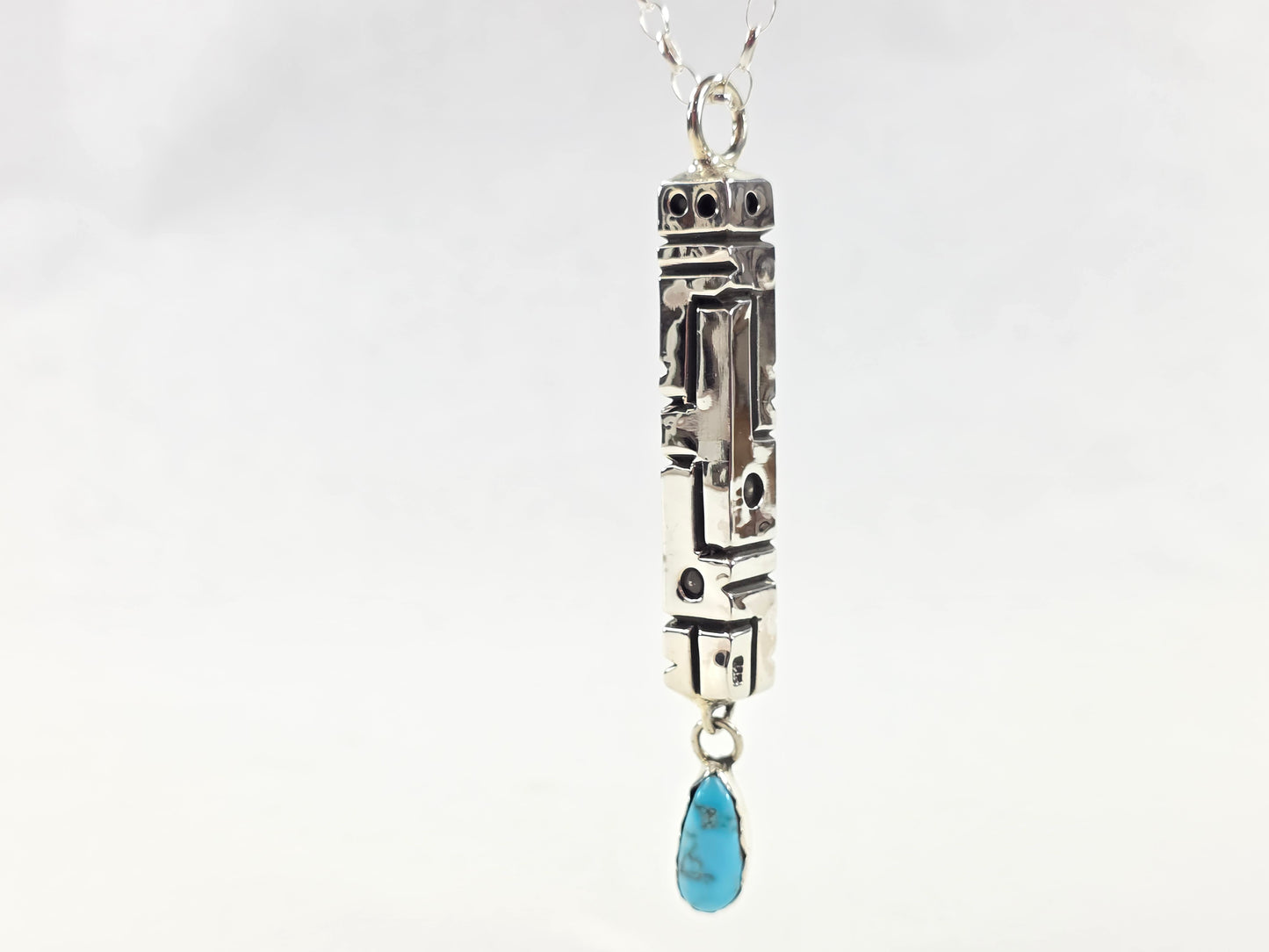 Pendant Chaco Series with Sleeping Beauty turquoise