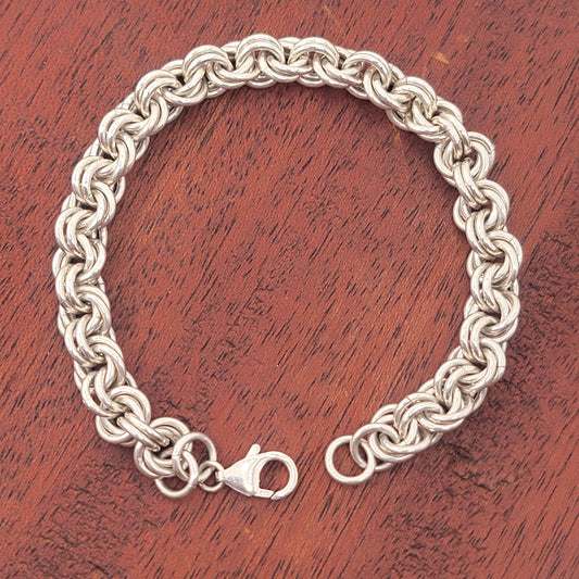 Small Silver Chain Bracelet