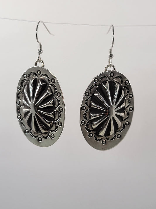 Circle Concho Earrings