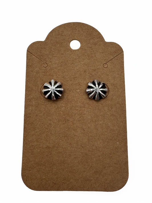 Button Concho Earrings