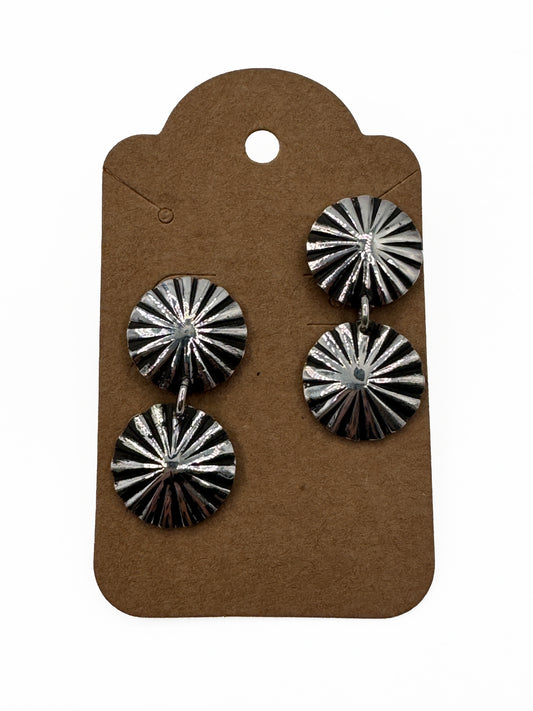 Double Concho Earrings