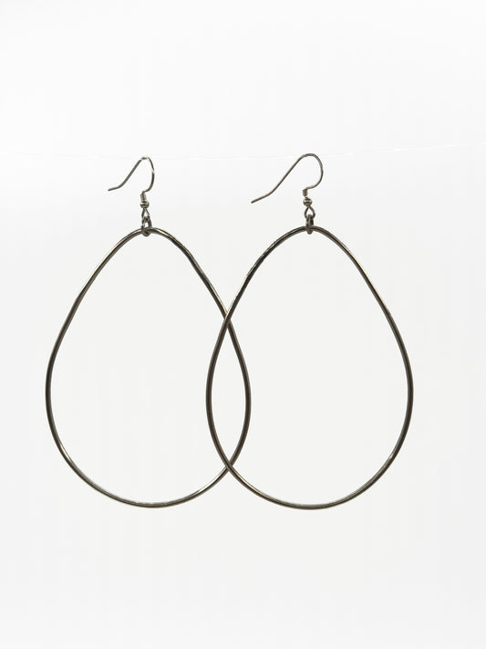 Tear Drop Hoops