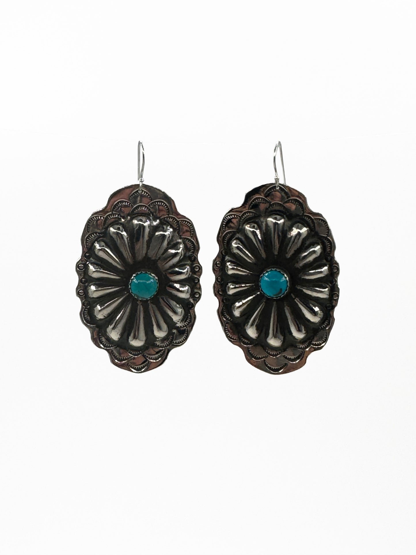 Large Concho Earrings