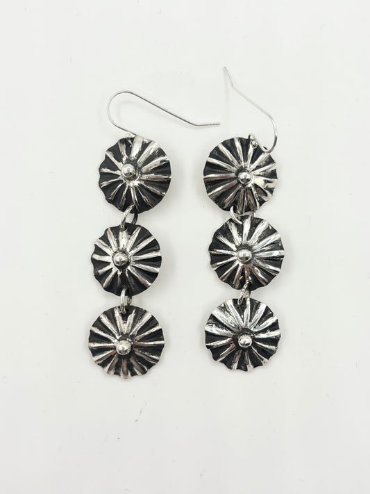 Dangle Triple Flower Concho