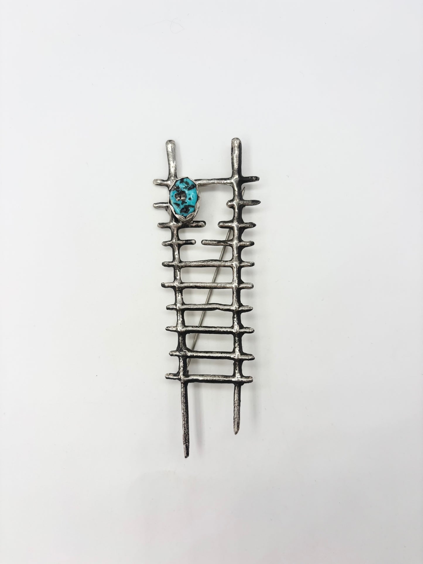 KIva Ladder Classic with Kingman Tufa Cast Pin