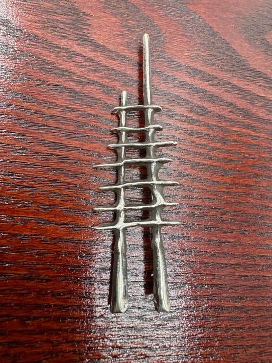 Tufa Cast Kiva Ladder Pin