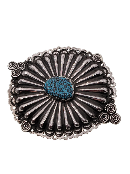 Brooch with Kingman Turquoise